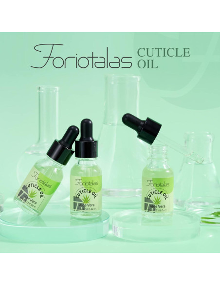 Aceite para Cutículas Foriotalas 15ml Jojoba Aloe Vera Hidratante