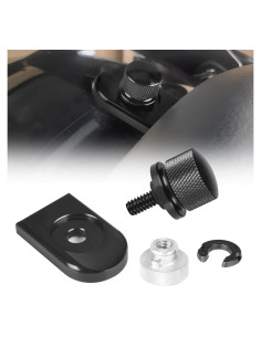 Kit Tornillo de Asiento Trasero BAKAFOH Negro para Harley 1996-2024