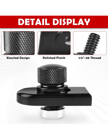 Kit Tornillo de Asiento Trasero BAKAFOH Negro para Harley 1996-2024