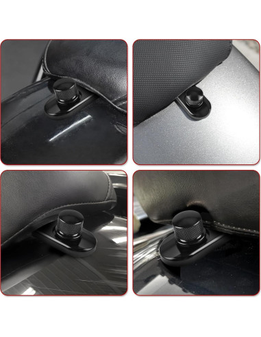 Kit Tornillo de Asiento Trasero BAKAFOH Negro para Harley 1996-2024