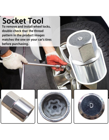 Herramienta de Extracción de Tuercas de Bloqueo CIMOF para Toyota y Lexus