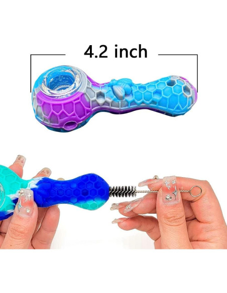 Pipa de Tabaco Portátil Genérico 10.7 cm con Tapa Selladora