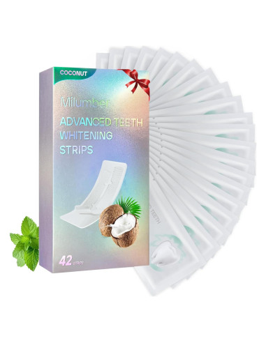 Tiras Blanqueadoras de Dientes Milumber para Sensibles - 42 Tiras