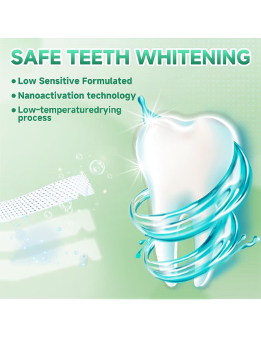 Tiras Blanqueadoras de Dientes Milumber para Sensibles - 42 Tiras