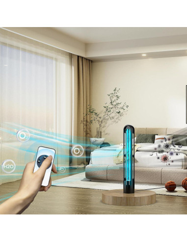 Lámpara UV Desinfectante ZETAWALE con Control Remoto 60 min
