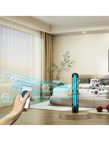 Lámpara UV Desinfectante ZETAWALE con Control Remoto 60 min