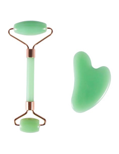 Juego de 2 herramientas de raspado facial YAMHOHO - Rodillo y Guasha