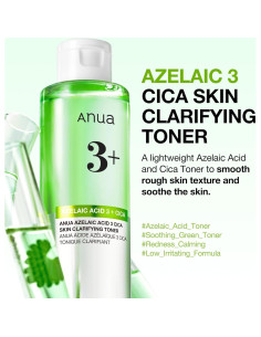 Tónico Clarificante CICA 250ml - Ácido Azelaico y Salicílico 2