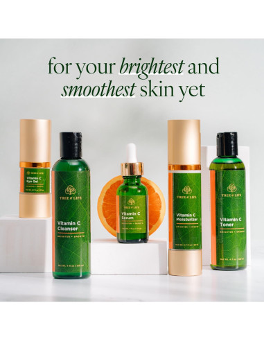 Conjunto de Cuidado Facial Tree of Life Vitamina C 5 Piezas