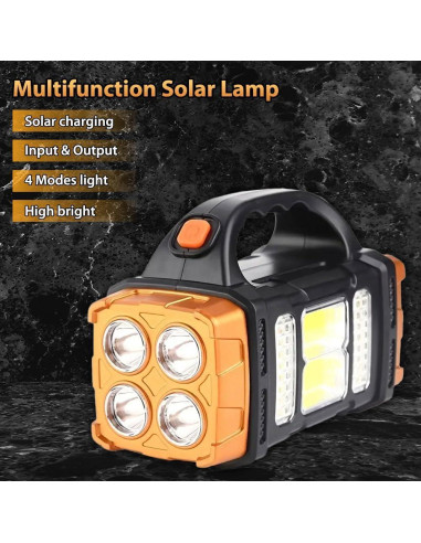 Linterna Solar LED IFTHFOUR LP-236263 Impermeable 204g
