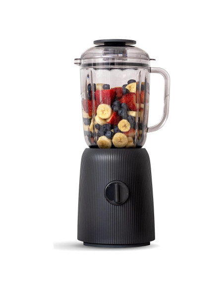 Licuadora IRIS USA 3 Velocidades 1.48L Acero Inoxidable Negra