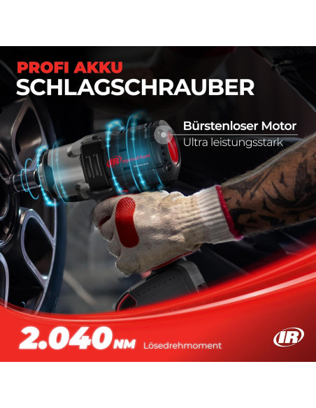 Llave de Impacto Inalámbrica Ingersoll Rand W7172 20V 1500 Nm