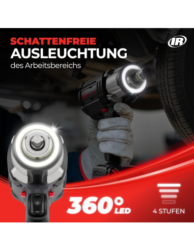 Llave de Impacto Inalámbrica Ingersoll Rand W7172 20V 1500 Nm