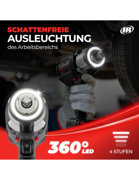 Llave de Impacto Inalámbrica Ingersoll Rand W7172 20V 1500 Nm