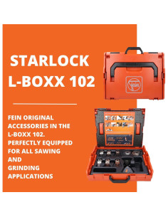 Caja de Almacenamiento Fein Starlock L-Boxx 34 Piezas 2