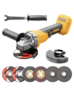 Amoladora Angular Inalámbrica Fledukten 20V 7000 RPM 4.5"