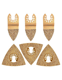 Conjunto de Hojas Oscilantes de Carburo LABOFiC 6 Pcs