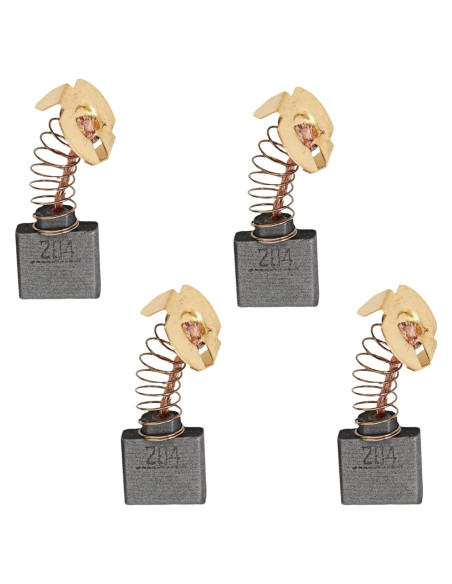 Cepillos de Carbono Makita CB204 - 4 Piezas, 1.60x1.80x0.68 cm