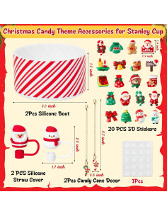 Accesorios de Navidad R HORSE para Copa Stanley 27P 2