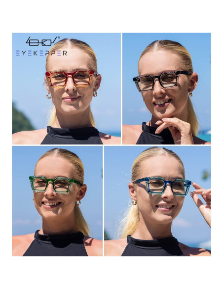Eyekepper Gafas de Lectura 5-Pack Mujeres 2.5x Bloqueo Luz Azul Eyekepper Gafas de Lectura 5-Pack Mujeres 2.5x Bloqueo Luz Azul