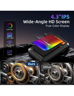 Cámara Endoscópica HD 1080P Leersi P410 con Luz IP67 2