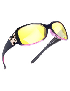 Gafas de Conducción Nocturna SIPHEW Mujeres Lentes Amarillos