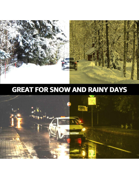 Gafas de Conducción Nocturna SIPHEW Mujeres Lentes Amarillos