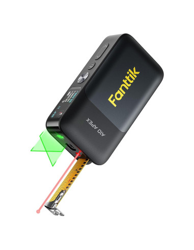 Medidor de Cinta Láser Digital Fanttik A10 Apex 50m 3-en-1