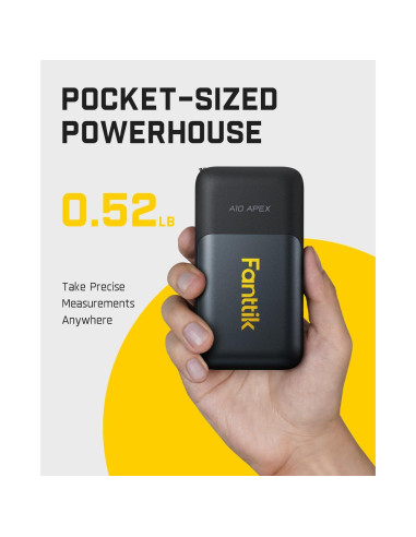 Medidor de Cinta Láser Digital Fanttik A10 Apex 50m 3-en-1