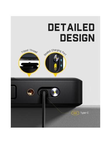 Medidor de Cinta Láser Digital Fanttik A10 Apex 50m 3-en-1