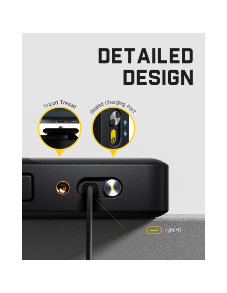 Medidor de Cinta Láser Digital Fanttik A10 Apex 50m 3-en-1