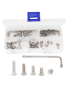 Kit de Tornillos de Seguridad Torx T10 - 60 Pcs M3 Acero Inoxidable