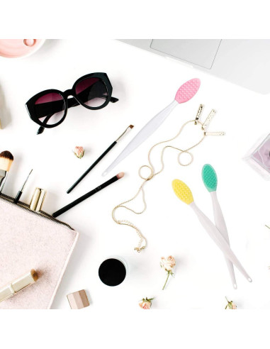 3 Piezas Cepillo Facial y Exfoliante de Labios Yoizyfree