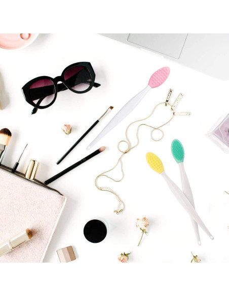 3 Piezas Cepillo Facial y Exfoliante de Labios Yoizyfree