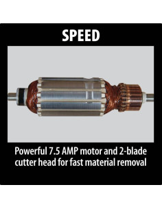 Cepillo Eléctrico Makita 1912B 4-3/8" 7.5 AMP Profesional 2