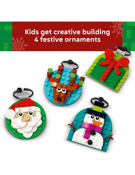 Adornos Navideños LEGO 40744 - Juguete de Construcción 153 Piezas