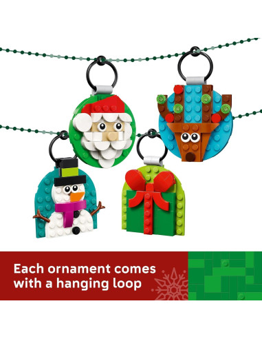 Adornos Navideños LEGO 40744 - Juguete de Construcción 153 Piezas