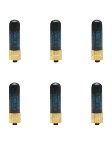 Antena Doble Banda 144/430 MHz BVMAG para Baofeng UV-5R 6 Pack