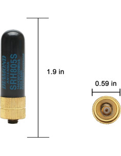 Antena Doble Banda 144/430 MHz BVMAG para Baofeng UV-5R 6 Pack 2