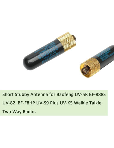 Antena Doble Banda 144/430 MHz BVMAG para Baofeng UV-5R 6 Pack