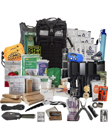 Mochila de Emergencia Sirius Survival 50L - Kit 72 Horas