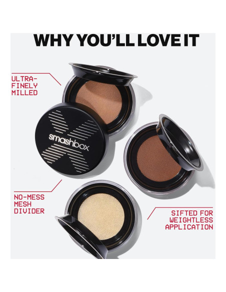 Polvo Fijador Suelto Smashbox Translúcido Claro 82g