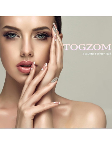 Uñas Postizas Cortas Almendra Moradas con Punta Francesa 24 Pcs