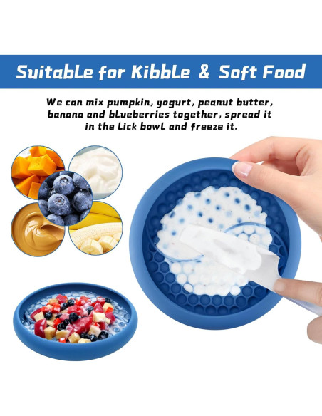 Tazón Antideslizante para Perros ZOURYNUA 20cm Azul Grande