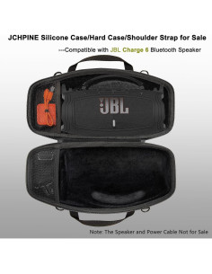 Funda de Silicona y Estuche Duro JCHPINE para JBL Charge 6 2