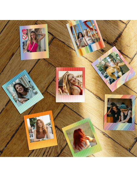 12 Pegatinas de Borde Cuadradas Aisnyho para FujiFilm Instax SQ