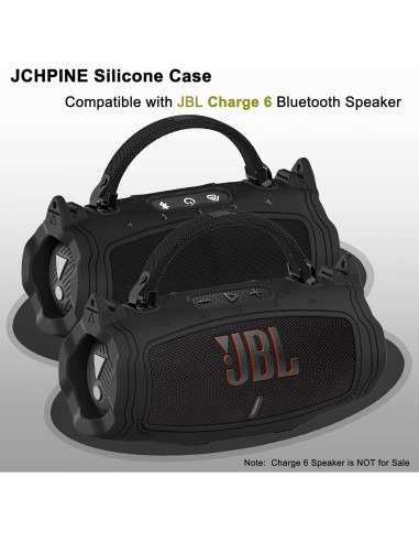 Funda de Silicona y Estuche Duro JCHPINE para JBL Charge 6
