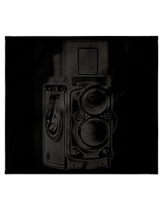 Toalla Decorativa 3dRose 30x28 cm Cámara Vintage