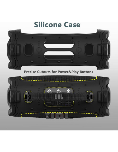 Funda de Silicona y Estuche Duro JCHPINE para JBL Charge 6