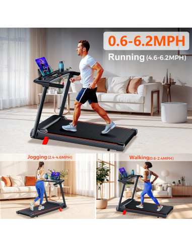 Cinta de Correr Plegable ZPUFDYM V7-1 3.0HP Inclinación 8%